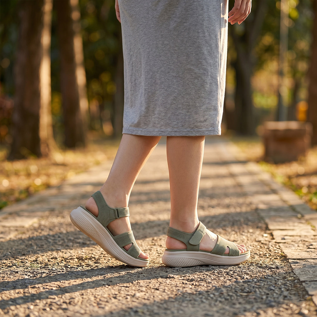 Flex Sandals - Green
