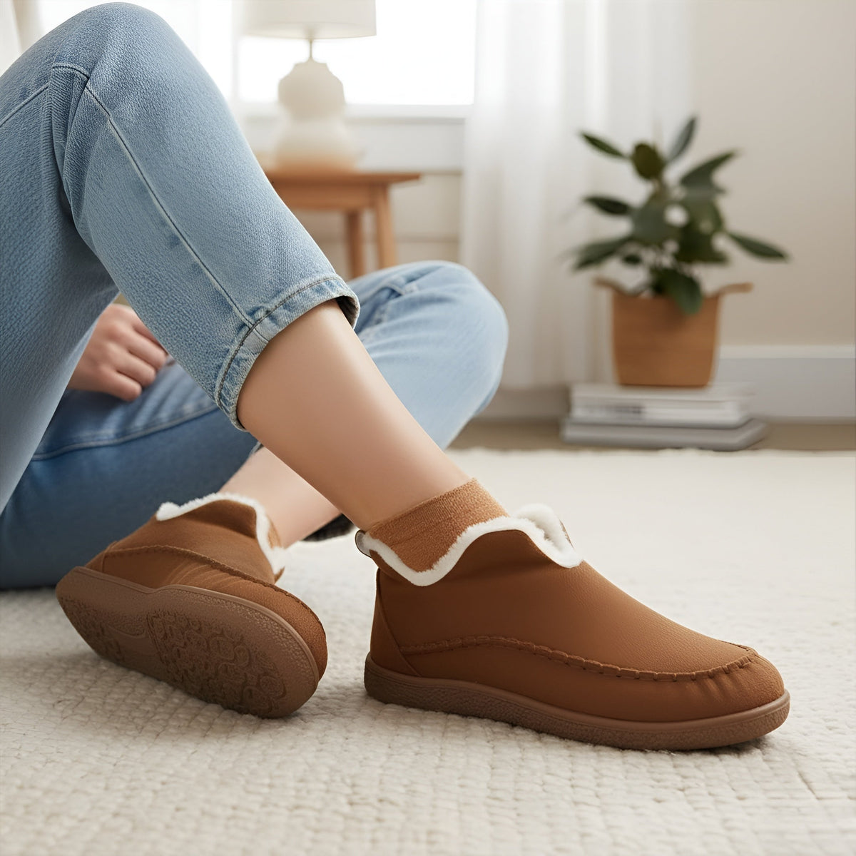Atom Cloud Slippers - Brown