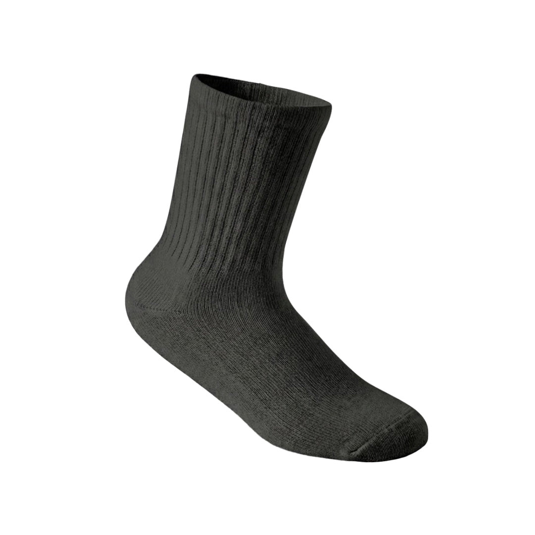 6-Pack Cushioned Socks (Black)