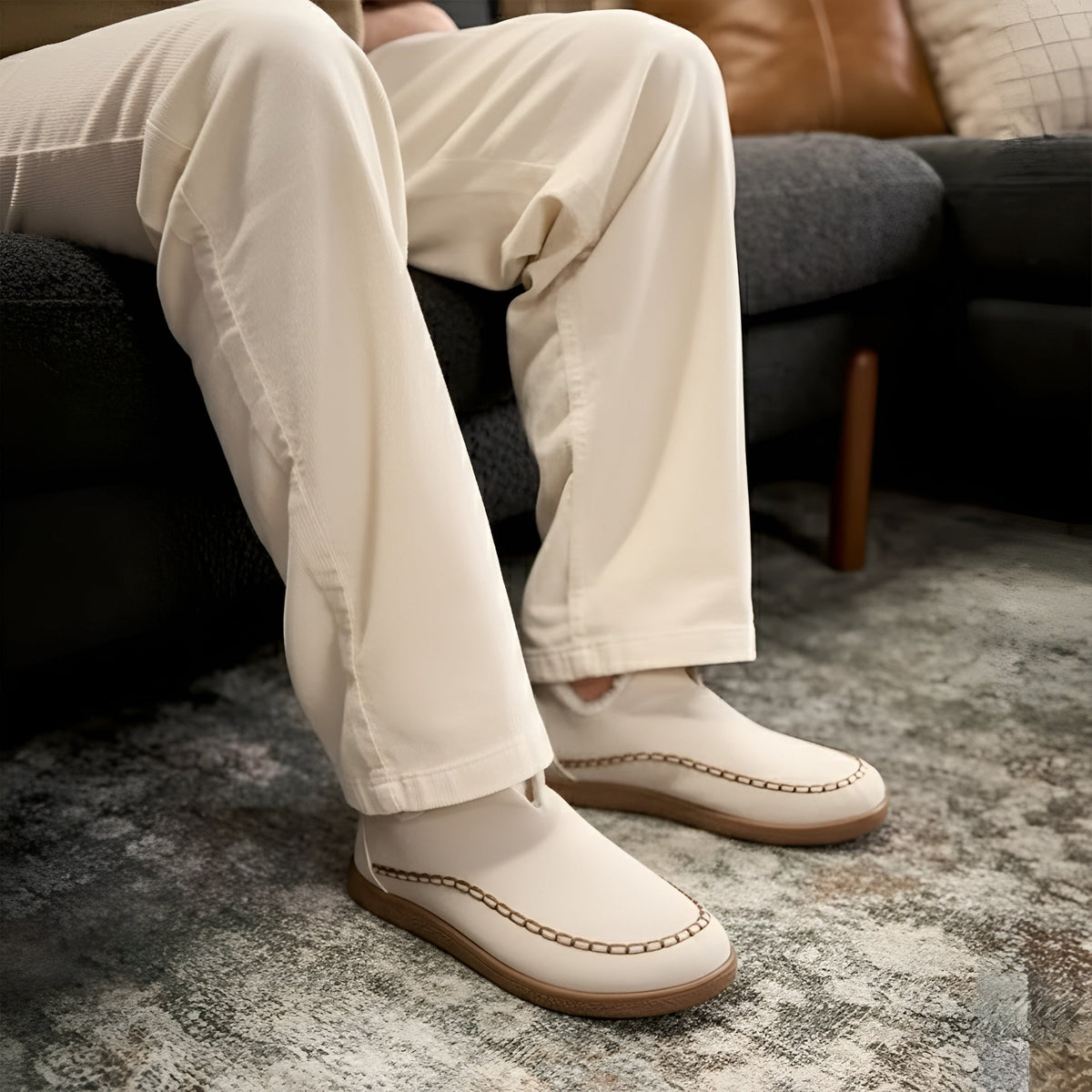 Atom Cloud Slippers - Cream