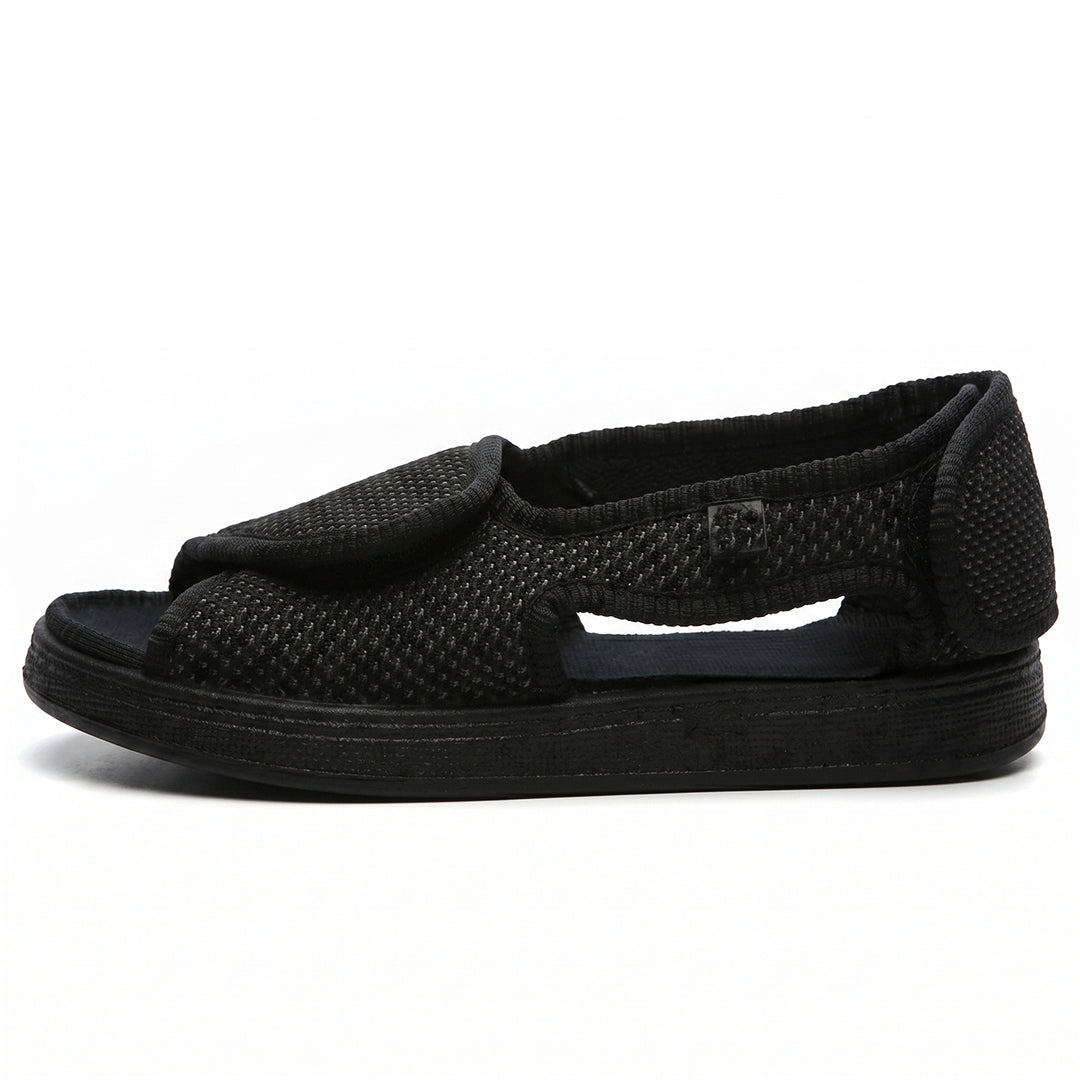 Chelsea Wide Feet Sandals - Black