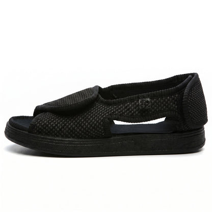Chelsea Wide Feet Sandals - Black