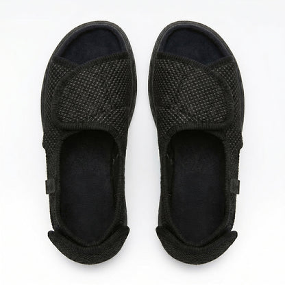 Chelsea Wide Feet Sandals - Black