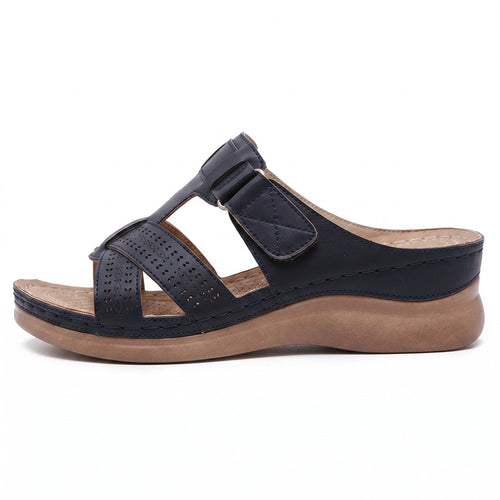 Ortho Roman Cushion Sandals - Black