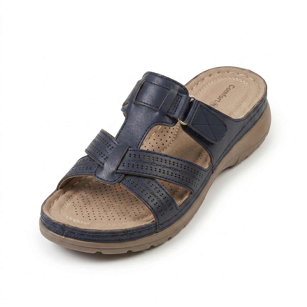 Ortho Roman Cushion Sandals - Black