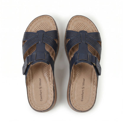 Ortho Roman Cushion Sandals - Black