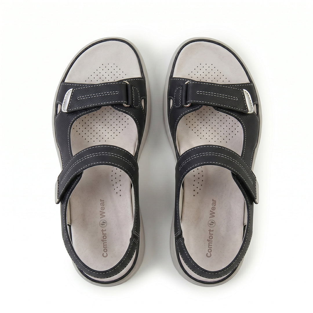 Ortho Arch Support Sandals - Black