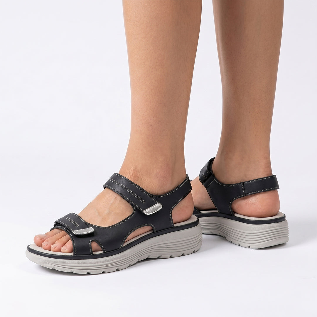 Ortho Arch Support Sandals - Black