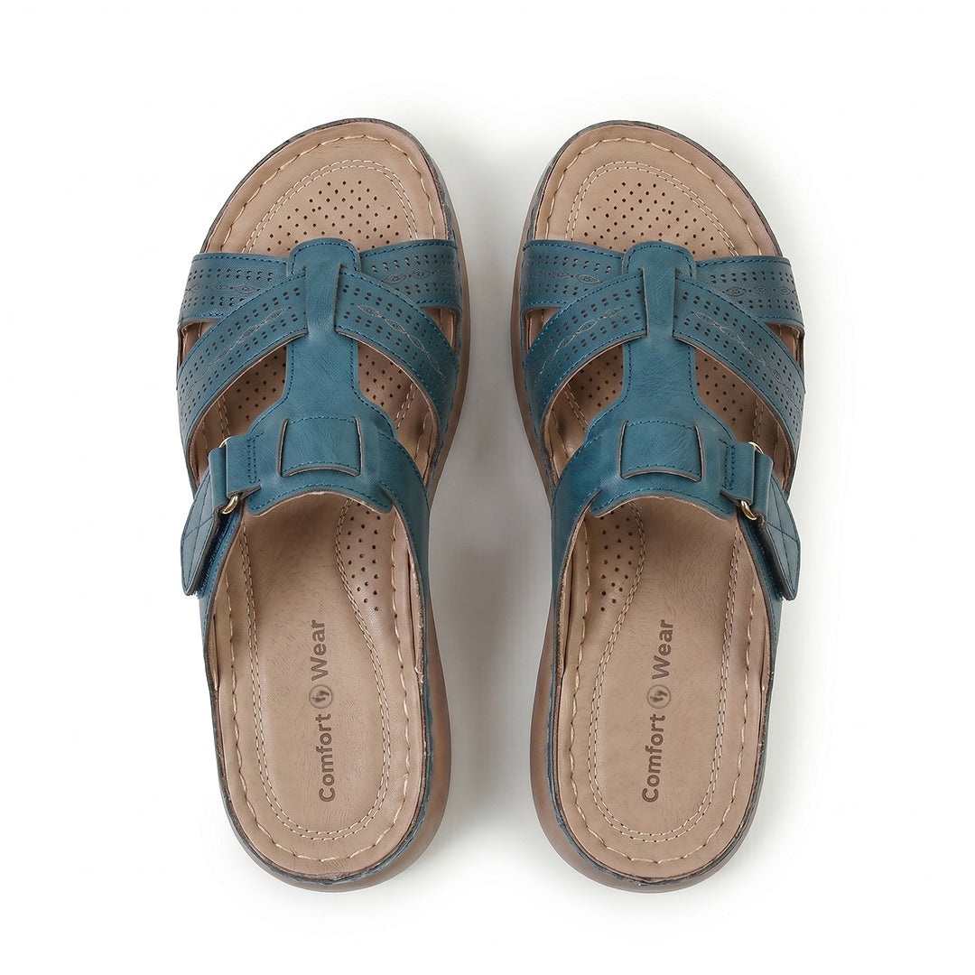 Ortho Roman Cushion Sandals - Blue