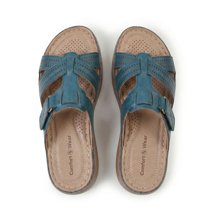 Ortho Roman Cushion Sandals - Blue