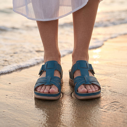 Ortho Roman Cushion Sandals - Blue