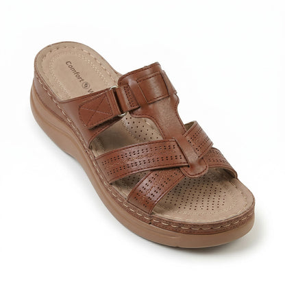 Ortho Roman Cushion Sandals - Brown