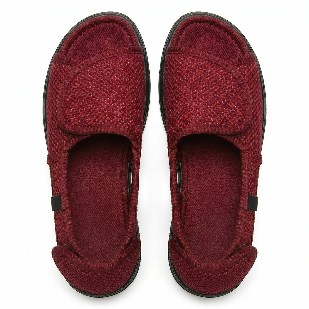 Chelsea Wide Feet Sandals - Red
