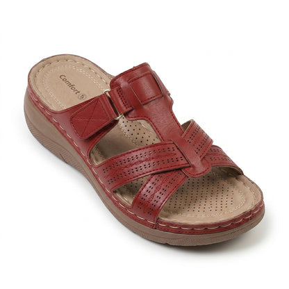 Ortho Roman Cushion Sandals - Red