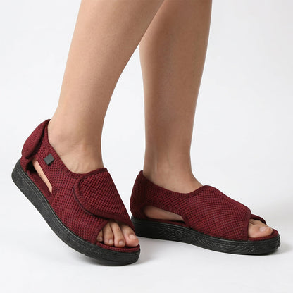 Chelsea Wide Feet Sandals - Red