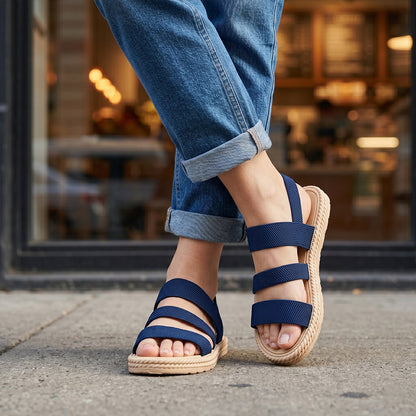 Oasis Sandals - Navy