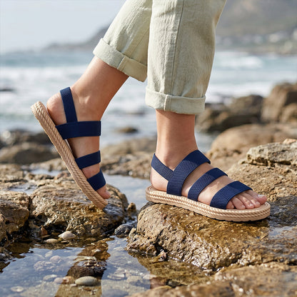 Oasis Sandals - Navy