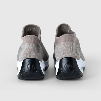 Breathable No-Tie Stretch Shoes - Khaki
