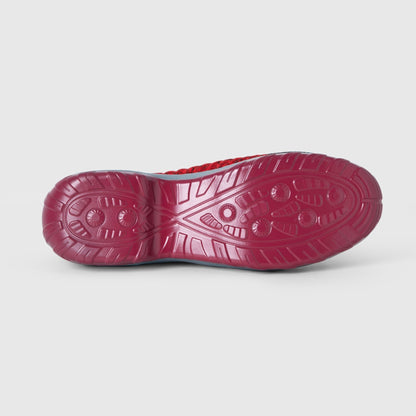 Breathable No-Tie Stretch Shoes - Red
