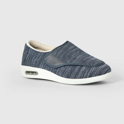 Chloe Stretch No-Tie Wide Shoes w/ Adjustable Closure