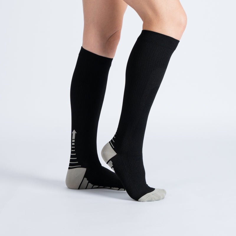 3-Pack All-Black Compression Sock Bundle