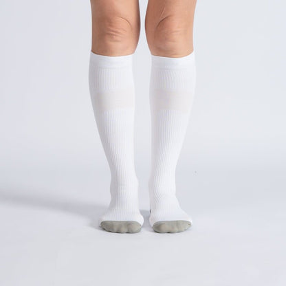 6-Pack White Compression Sock Bundle