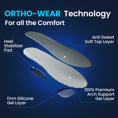 3-Pack Ortho Arch Gel Insoles