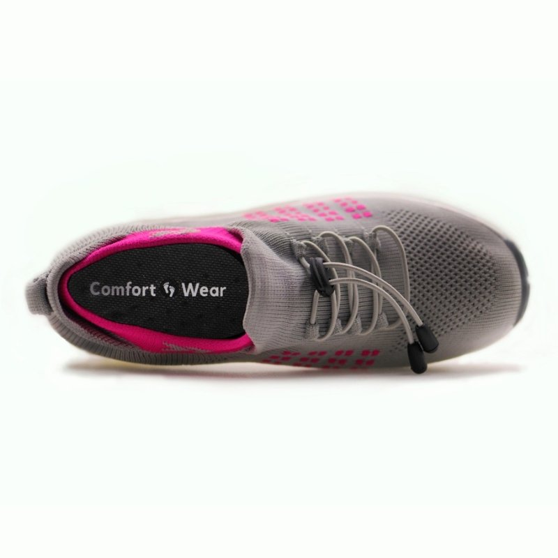 Ortho Stretch Cushion Shoes - Black Purple