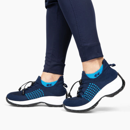 Ortho Stretch Cushion Shoes - Black Purple
