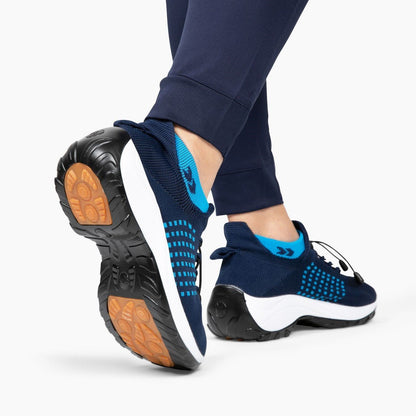 Ortho Stretch Cushion Shoes - Black Purple