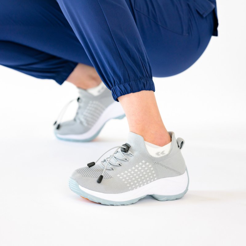 Ortho Stretch Cushion Shoes - Arctic Grey
